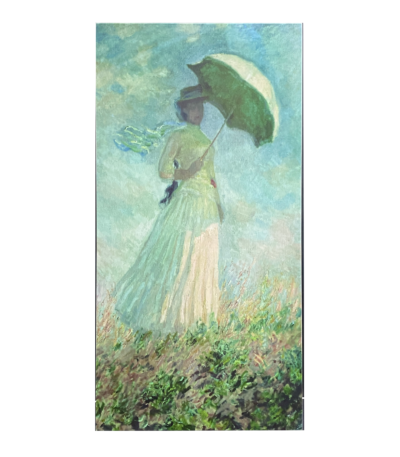 Tableau dame parapluie (1)