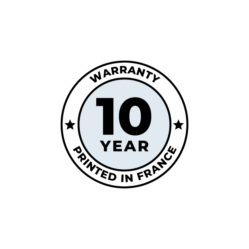 Gold anniversary badge round logo