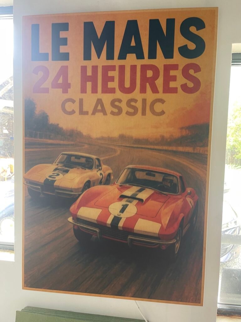 Radiateur imprimé grand format inspiré des 24 Heures du Mans